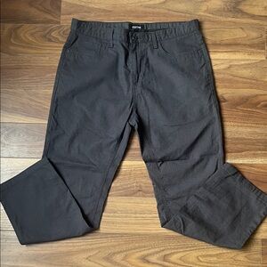 Kenneth Cole Charcoal Chinos Pants Black for Men